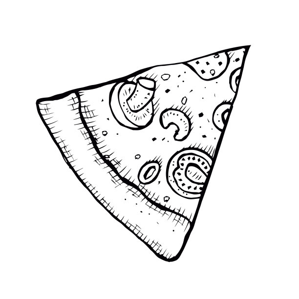 披萨手绘图片下载