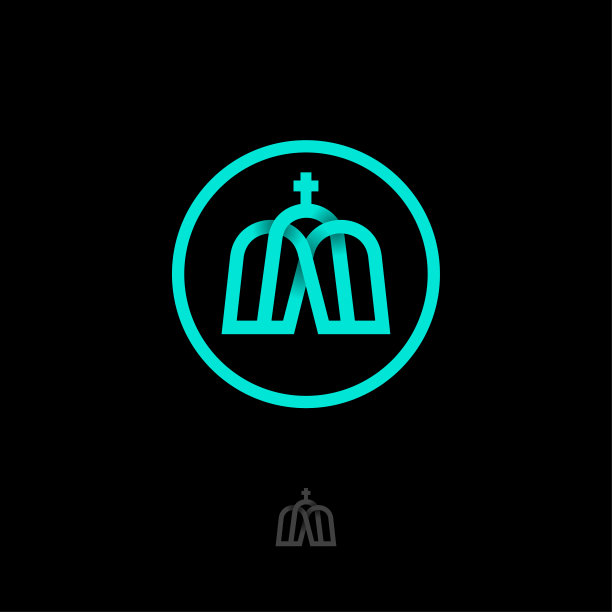 教堂标志的标志交叉线交叉图片下载