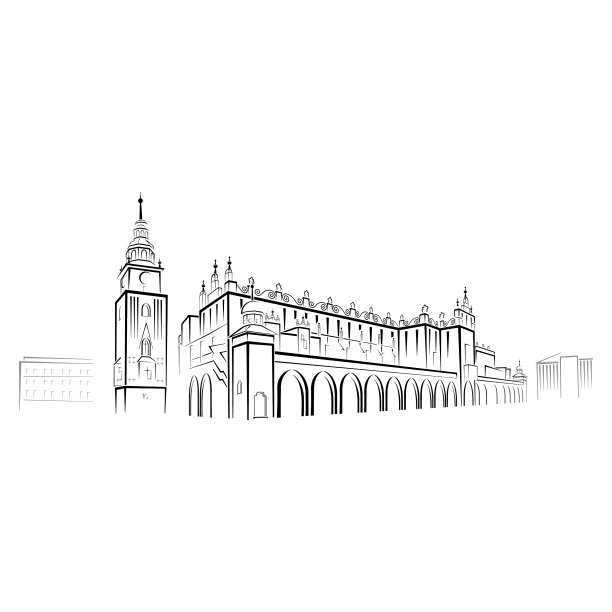 克拉科夫轮廓图像图片下载