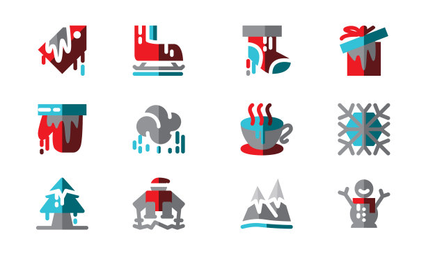 设置图标冬季模板图片下载