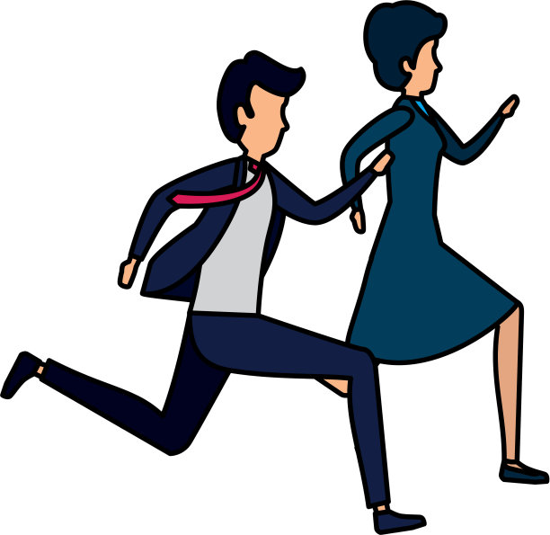 商业夫妻运行角色图片下载