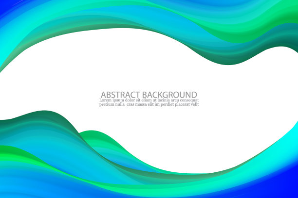 彩色流动海报波浪形液体颜色图片下载