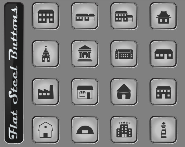 建筑图标设置图片下载