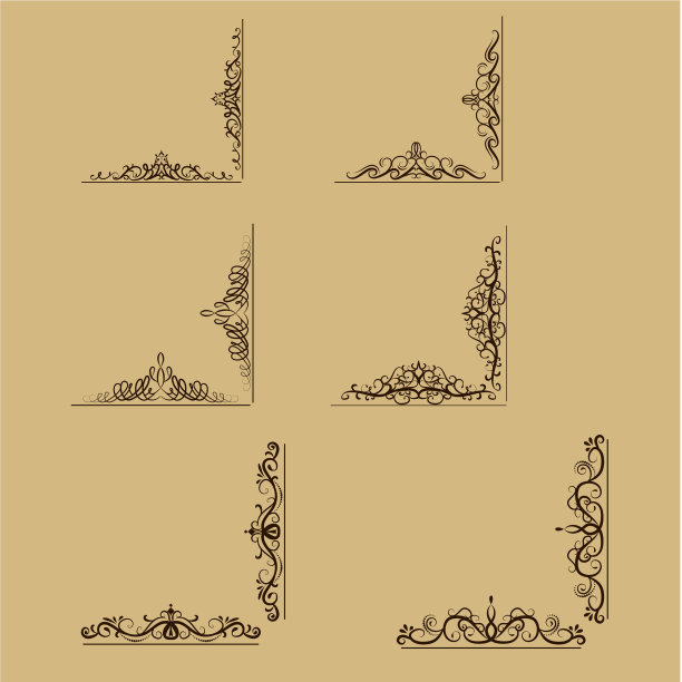 漩涡花套装图片下载