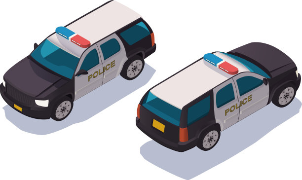 城市现代警用吉普车保护人民图片下载