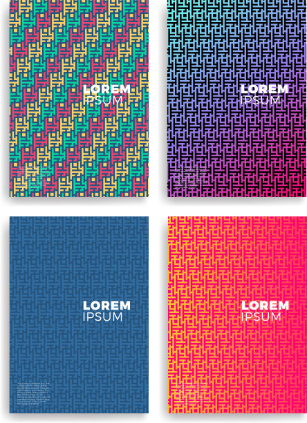 一组分层重叠的抽象卡片图片下载