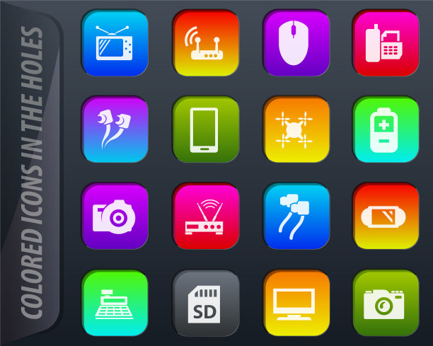 家电图标集图片下载