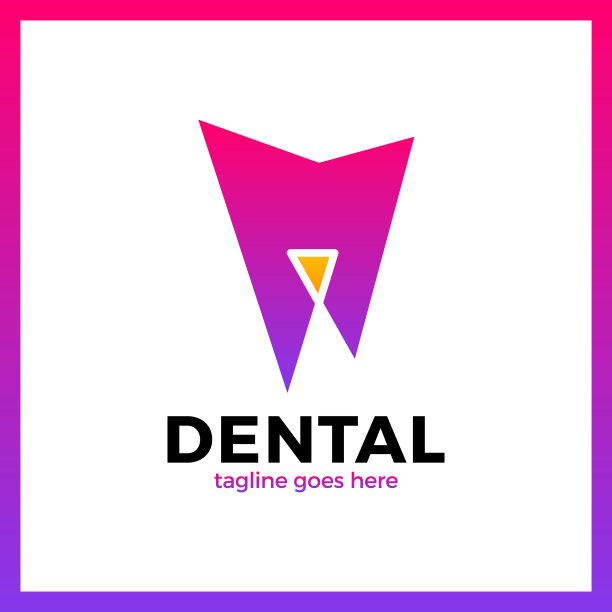 牙齿线标志图片下载