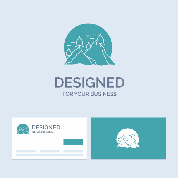 山景观自然山太阳企业标志图片下载