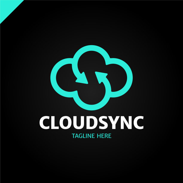 无限云标志设计云字母s图片下载