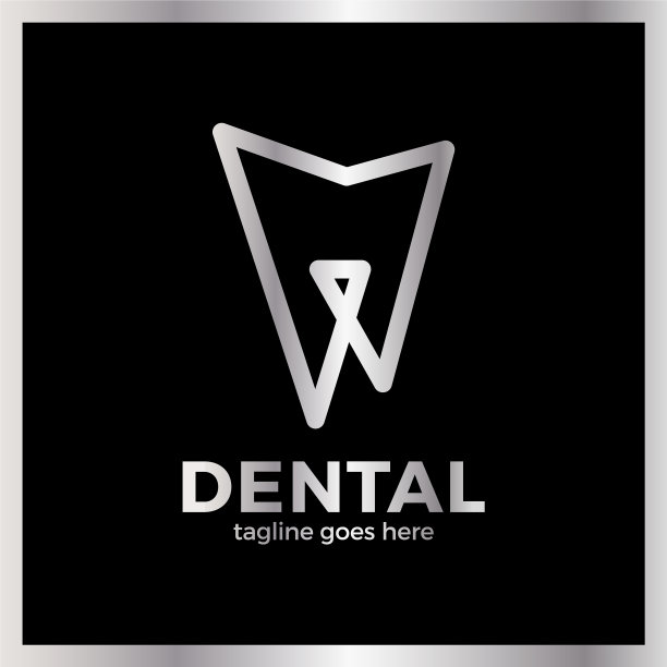 牙齿线标志图片下载