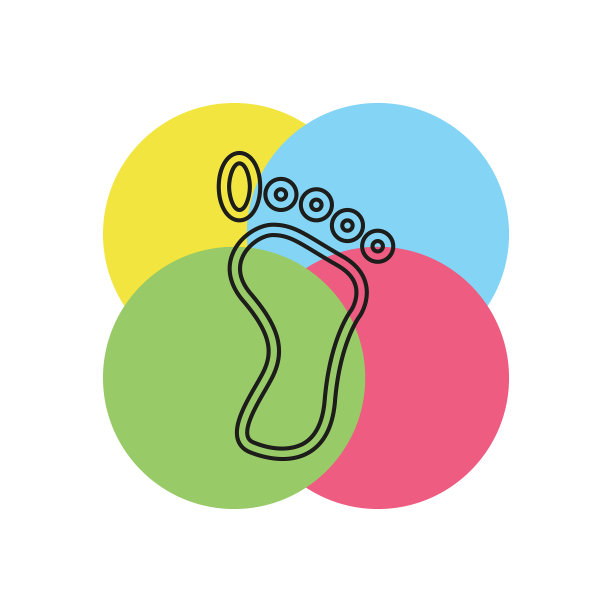 足迹图标图片下载