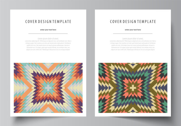 商业宣传册、传单、小册子的模板图片下载