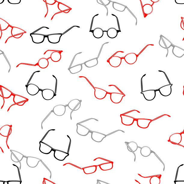 无缝复古太阳镜上的白色背景图片下载