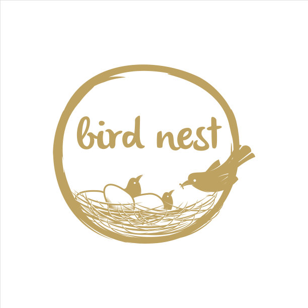 鸟巢标志设计图片下载