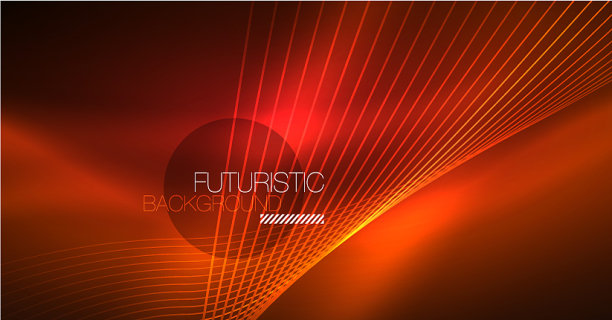 霓虹闪烁魔术背景霓虹横幅夜图片下载