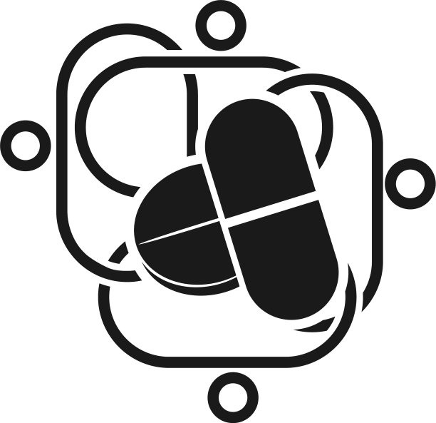 承诺团队合作共同经营黑色标志图片下载