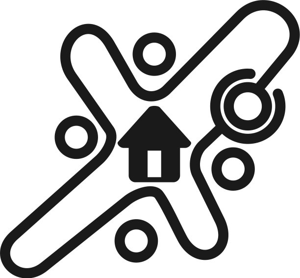 承诺团队合作共同经营黑色标志图片下载