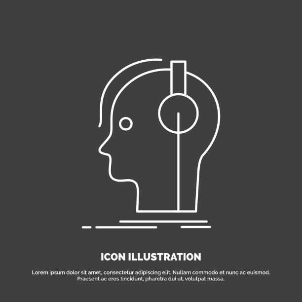 作曲家耳机音乐家制作人声音图标图片下载