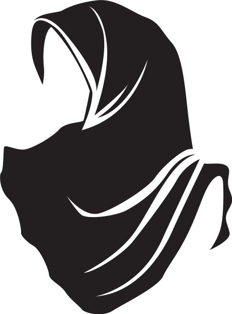 头巾黑色标志图片下载