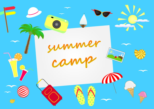 夏天的主题背景图片下载