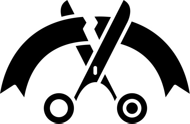 打开孤立的黑色图标签名图片下载