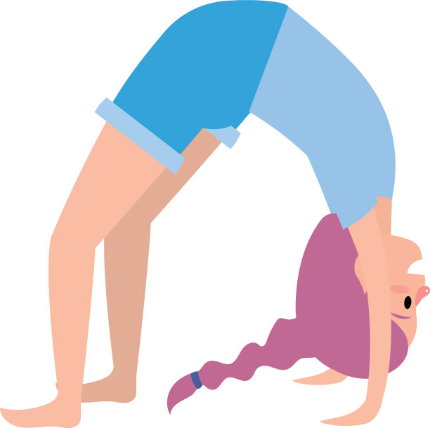 健身女性练习瑜伽图片下载