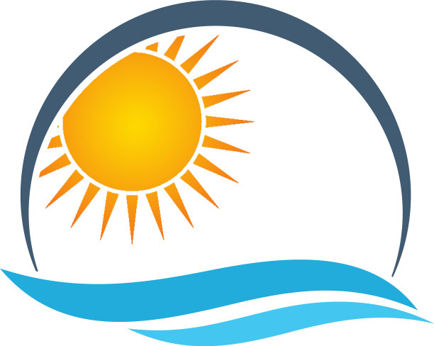 海景标志模板图片下载