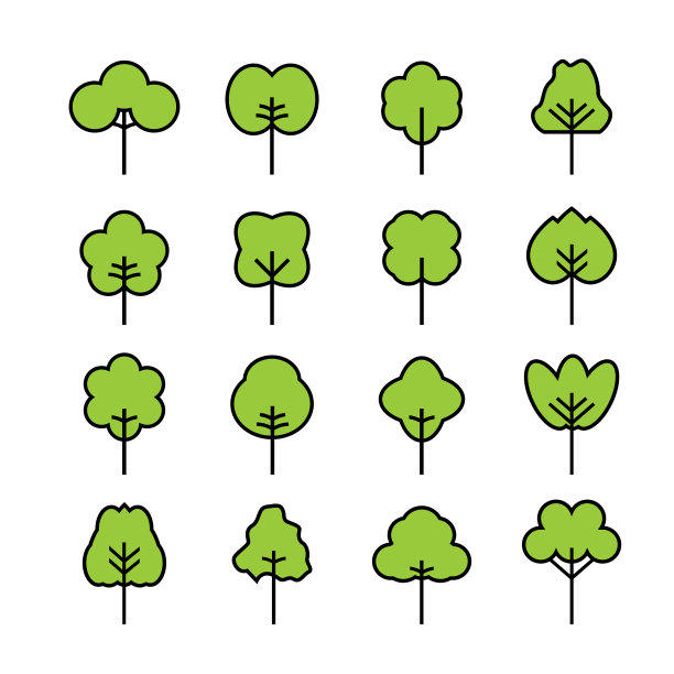 设置轮廓树图标图片下载