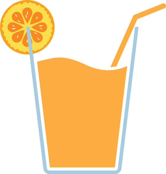 橙汁的设计图片下载