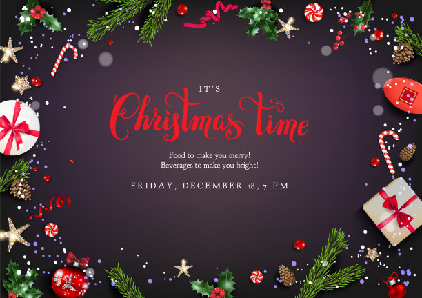 圣诞节日元素图片下载