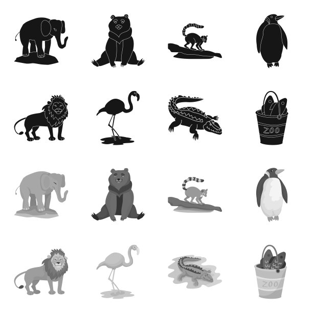 孤立对象的性质和乐趣符号集图片下载