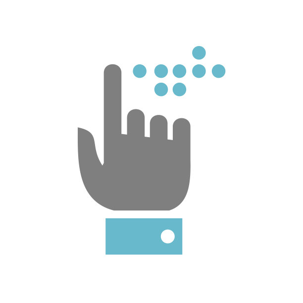 盲文图标在白色背景图形和图片下载