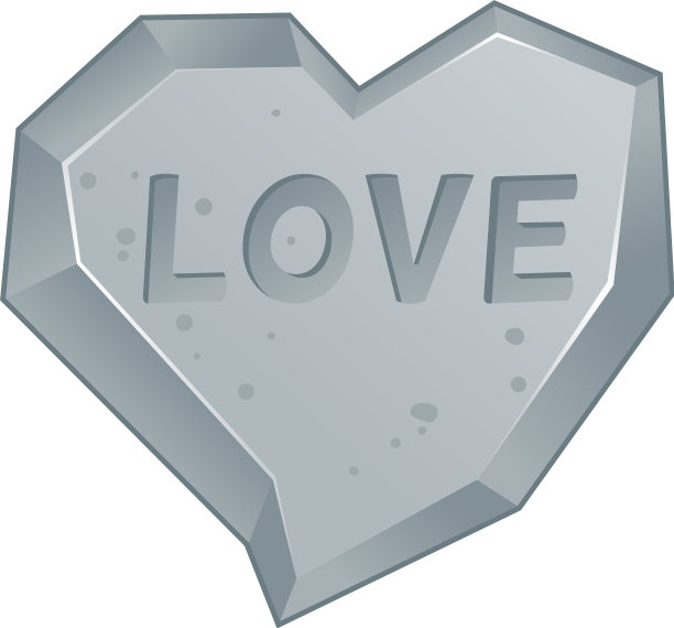 心形的石头图片下载