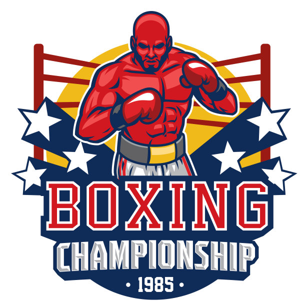 战士拳击徽章图片下载