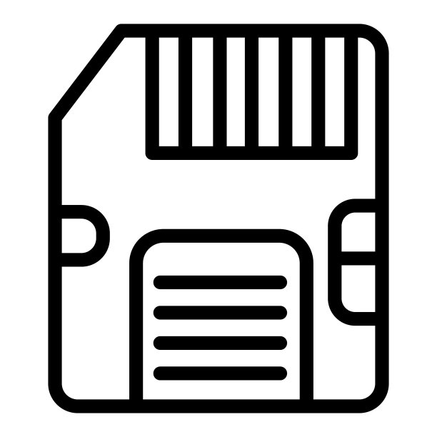 存储卡线图标sd卡图片下载