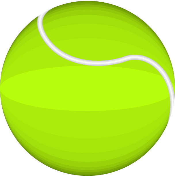 孤立的网球图像图片下载