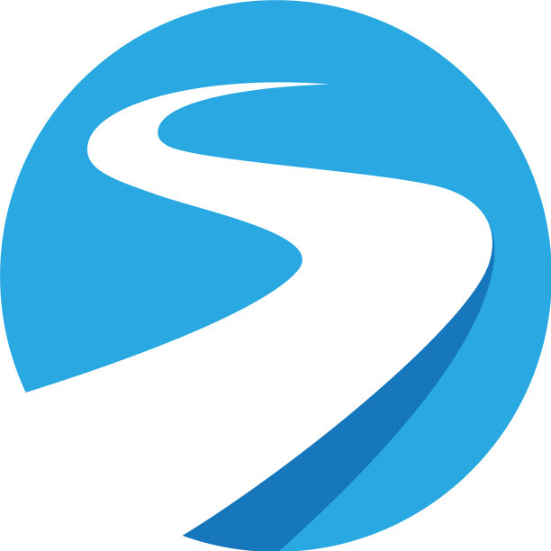 S字母河标志模板图标图片下载