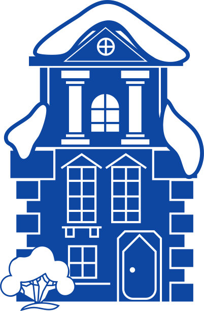 传统的房子图标简单的风格图片下载