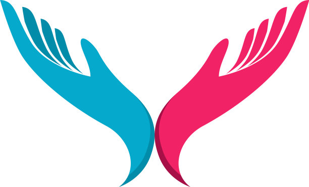 手护理标志模板图标企业图片下载