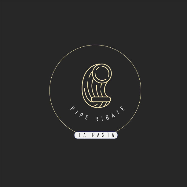 意大利面或面条的图标和标志图片下载