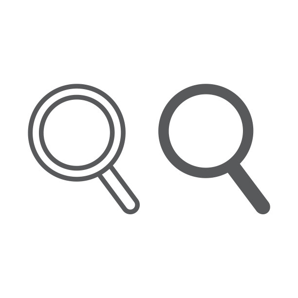 缩放线和字形图标工具和设计图片下载