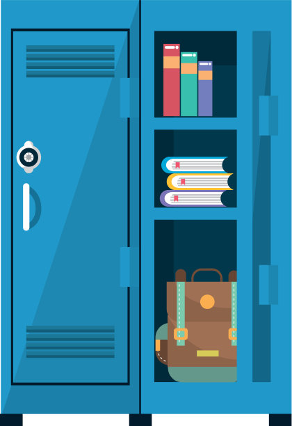 学校学习元素卡通图片下载