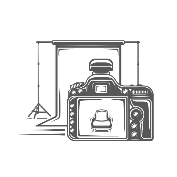 照片工作室元素孤立的白色背景图片下载