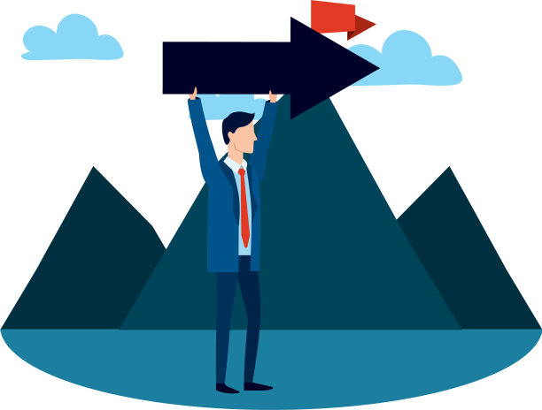 成功商人卡通形象图片下载