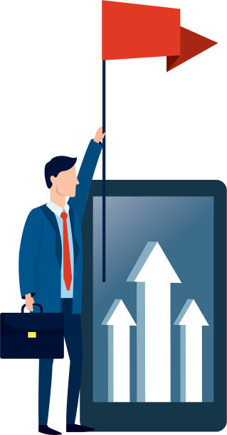 成功商人卡通形象图片下载