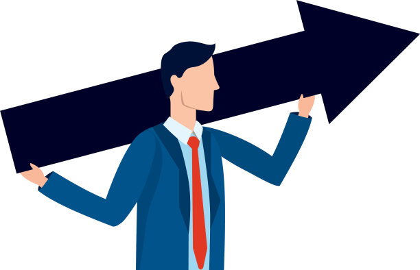 成功商人卡通形象图片下载