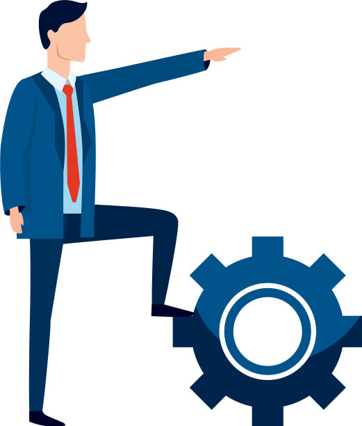 成功商人卡通形象图片下载