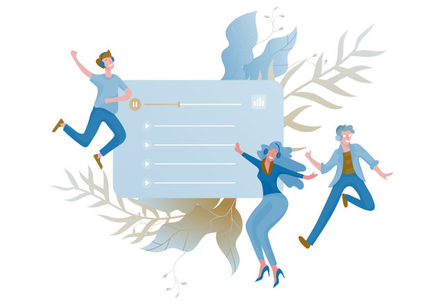 互联网在线广播流媒体的概念图片下载