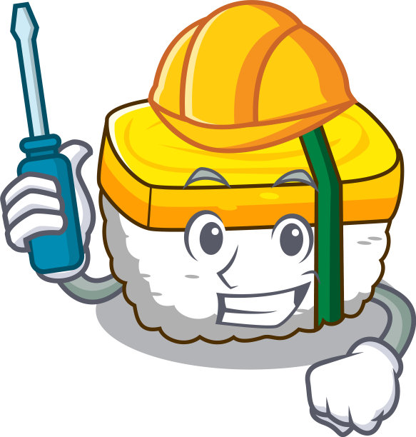 使用鸡蛋字符的自动田鸡寿司图片下载